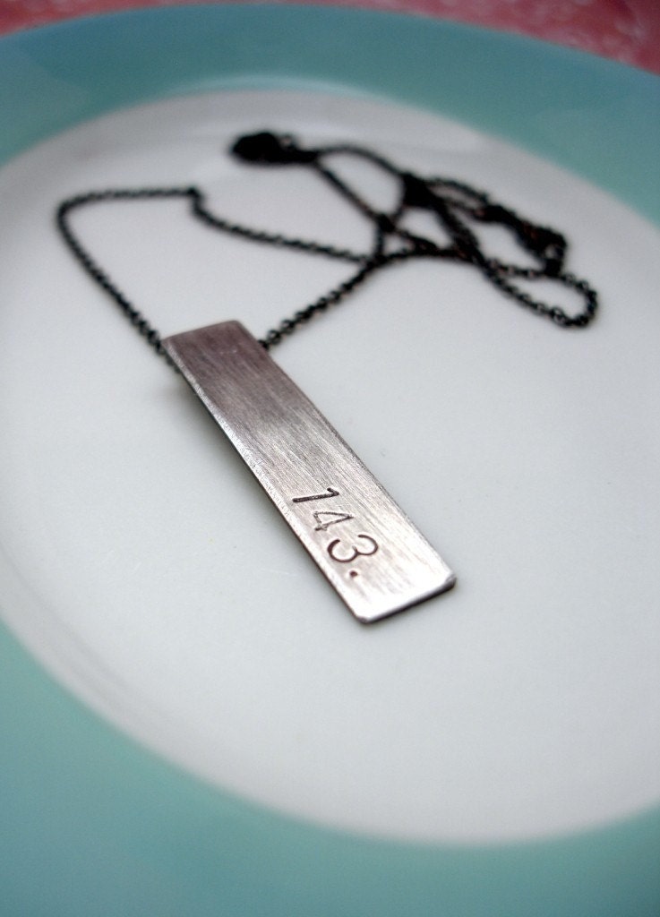 143 (I Love You)- Necklace.