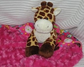 Security Blanket, Lovie, Baby Blanket, Giraffe