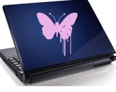 Bullet Hole Butterfly vinyl decal for car, home, laptop, and more