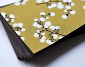 Winter Berries - Fabric Note Cards - Set of 8