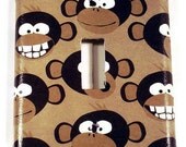 Switchplate Light Switch Cover Switch Plate  in  Monkey Business  (274S)