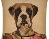 Thierry Poncelet Boxer Dog Tapestry Cushion Cover Sham
