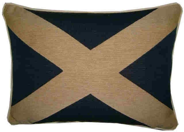 Scottish Scotland Flag Woven Tapestry Cushion Pillow