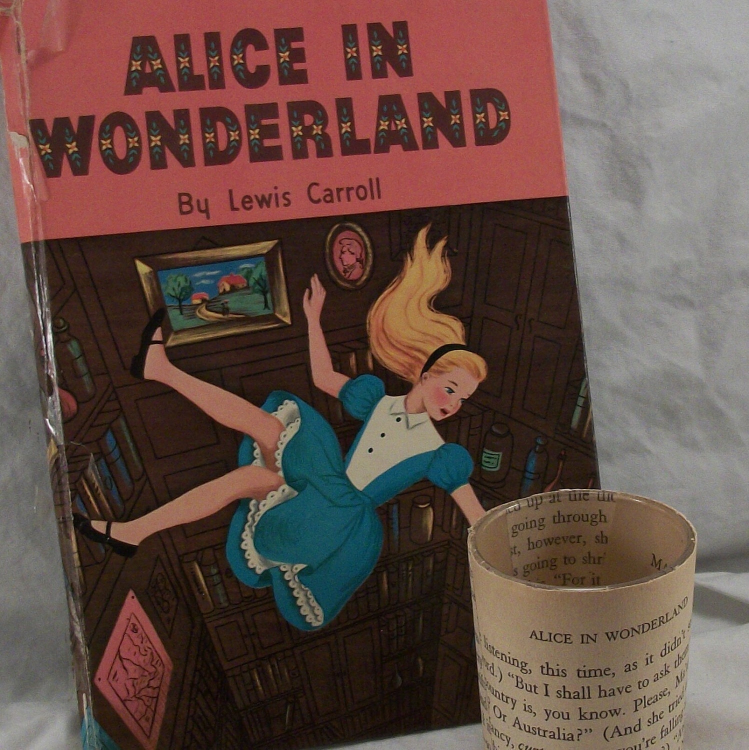 10 Alice in Wonderland Votive Holders - Party Favors - Gift - Wedding Favors