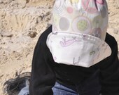 UB2  SPRING SWEETIE a sugary-sweet, white, delight of a sun hat for your Easter honey-bunny by The Urban Baby Bonnet-- size extra large