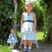 ALICE In WONDERLAND dress retro  APRON dress toddlers girls tea party handmade alice in wonderland  costume