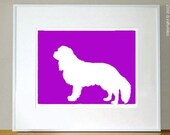Mod Cavalier King Charles Spaniel Print 8x10
