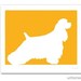Mod Cocker Spaniel Print - 8x10