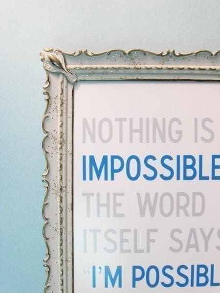 I'm Possible - Audrey Hepburn Quote - Color Choice