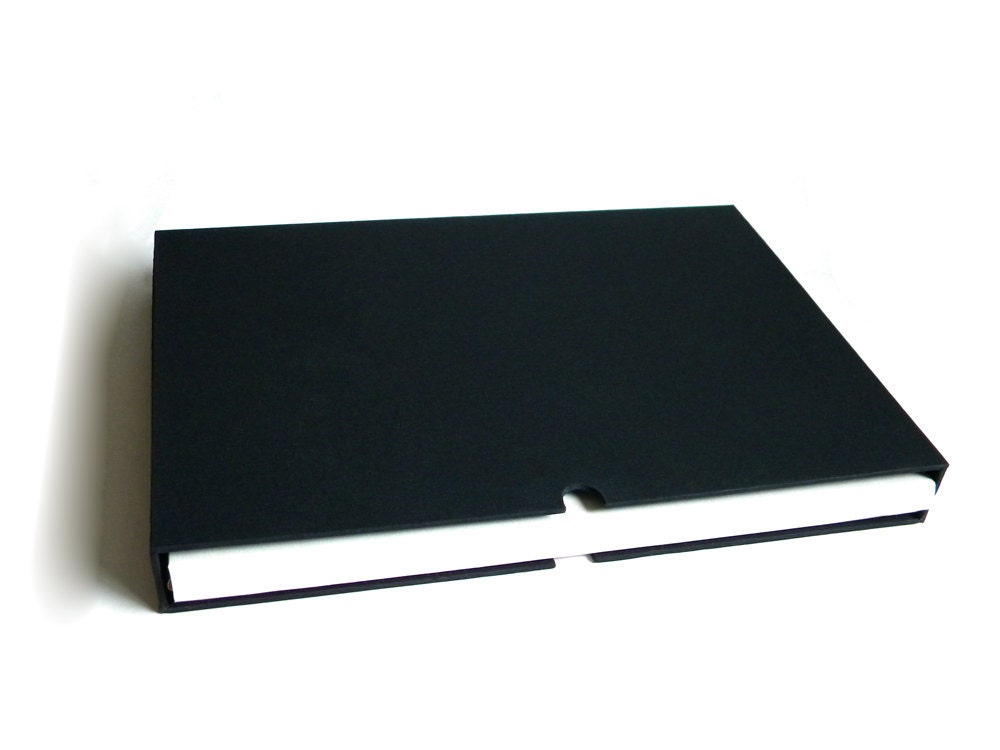 Custom Slipcase 5 x 5 Inches or Larger for Journal, Notebook, Sketchbook, Set of Books, Clamshell Box, Portfolio, Photo Album, Wedding Album