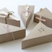 LIDDED Wedge-Shaped Pie Boxes - set of 24
