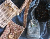 PATTERN - Small and Sassy Summer Purses to Crochet - 3 styles, permission to sell