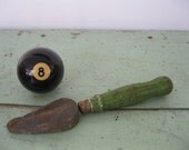 Green handled knife stone