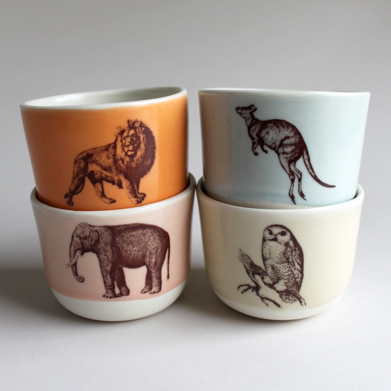 four animal wee teas