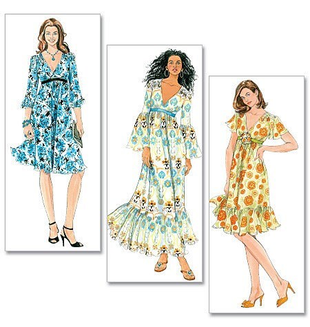 Corset Style Laura Ashley Dress Pattern Size 14-20 | Vintage