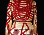 Vanitas Art Dress Recycled Vintage Robe