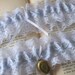 BLUE Bridal Garter Set -MON AMOUR with Brass Locket