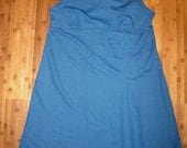 Vintage 1960s Lane Bryant navy dress - large/extra large