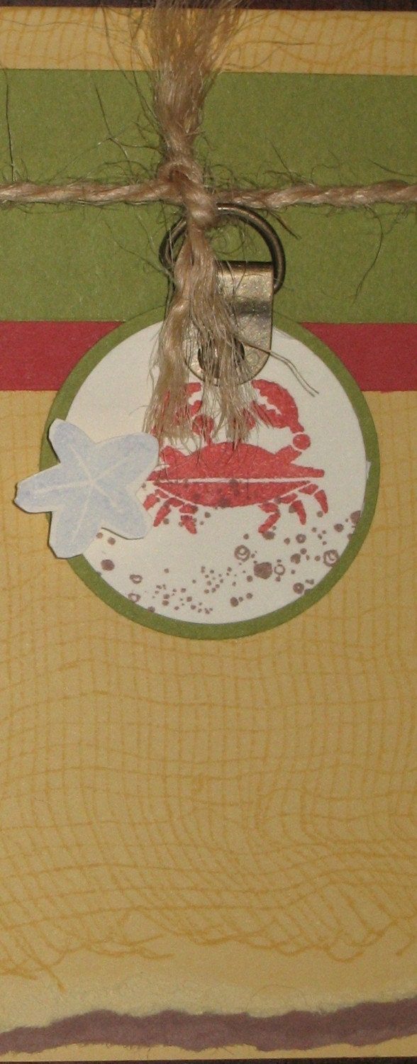 Crab on the Beach Card