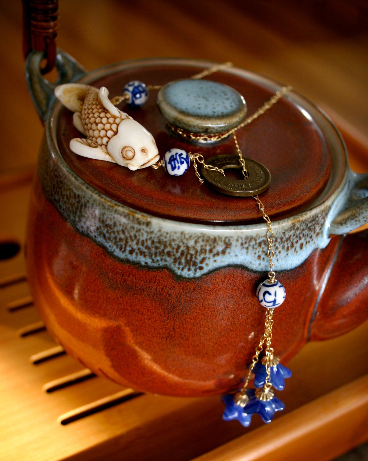 Good Luck Koi necklace