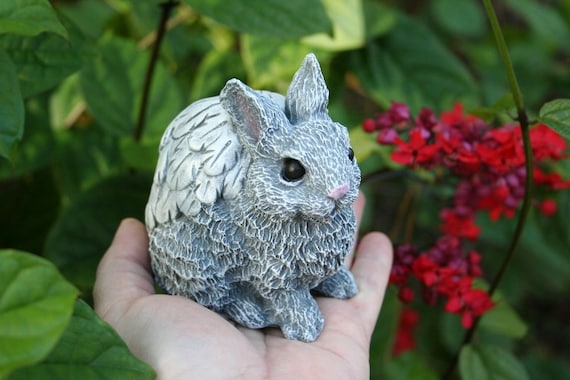 Angel Bunny - Rabbit Angels - Animal Garden Statues