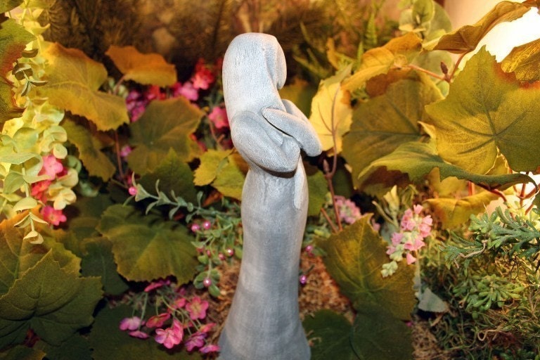 Concrete Goddess Statue Mother Earth Gaia or Altar Sculpture