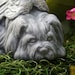 Dog Angel Statues - Dog Memorials - Shih Tsu, Lhasa Apso, Maltese, Terrier