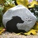 Dog Memorial, Pet Memorial, Custom Hand Painted Silhouette Marker of Your Pet
