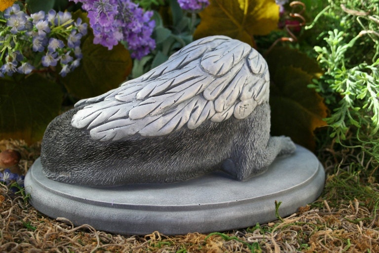 German Shepherd Angel Dog Statue - "Forever My Guardian Angel"