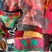 Altered Wearable ART Couture Vintage Embroidered Mexican DRESS Lg TOP
