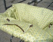 Boutique Shopping Cart Cover DAISY POP MEDALLIONS Shopping Cart Cover