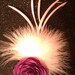 Purple,Pink, pink fascinator, pink clip, purple clip, purple flower, purple hair clip, pink hair clip,purple fascinator