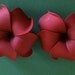 Red, red plumeria, Plumeria Barrette, hawaiian hair flower, hair flower, plumeria hair barrette, tropical flower