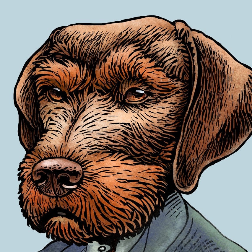 Vizsla Van Gogh