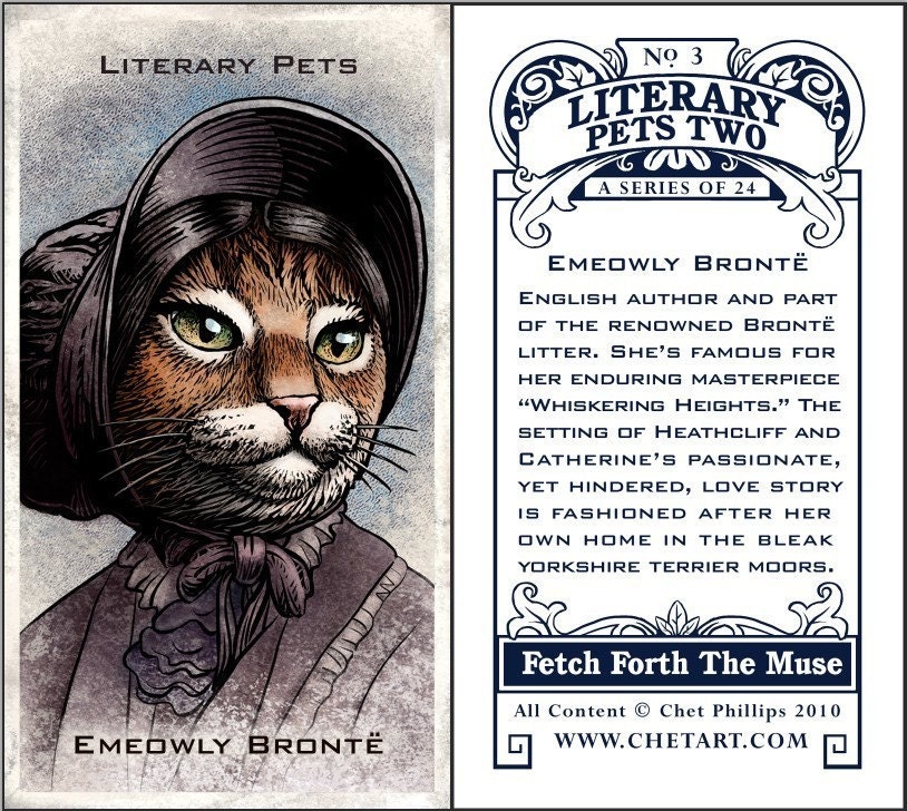 Literary Pets 2 Card Set
