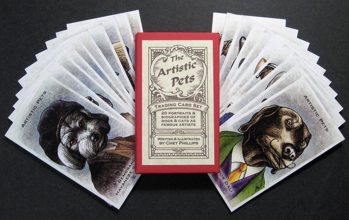 Artistic Pets Trading Card Set