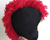 mohawk hat cherry red