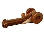 Rubber Band Powered Race Car Wooden Toy - Kids Wood Toy