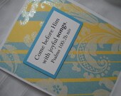 Joyful Songs Hand Made Card