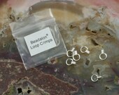Loop Crimps Used To Attach Wired Beads To Chainmaille Silver Plated and Gold Plated Qty 8