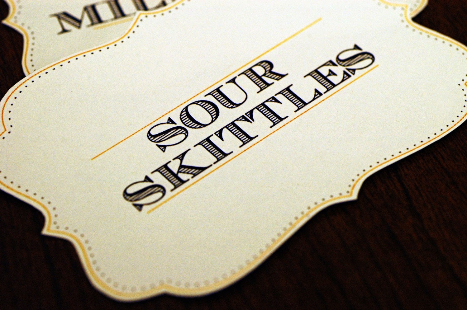 Sweet Candy Buffet Tags DESIGN