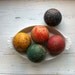 RESERVED FOR THETINYGREENHOUSE- Five Antique Croquet Balls