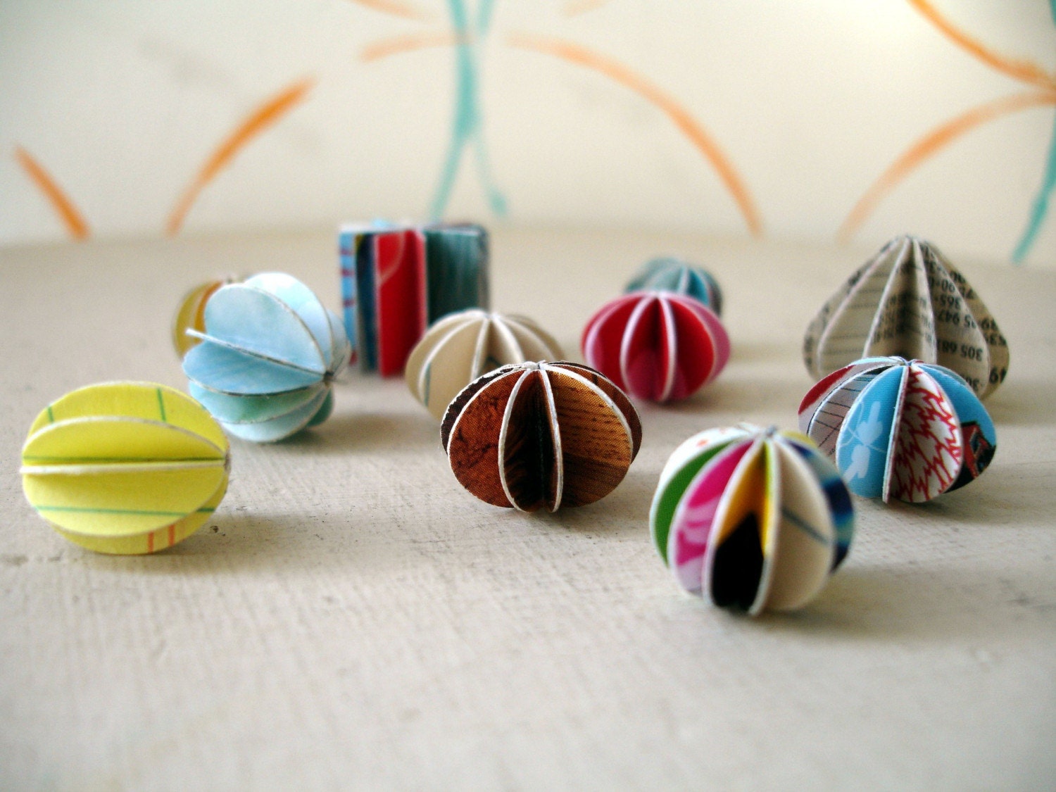 CUSTOM paper earrings