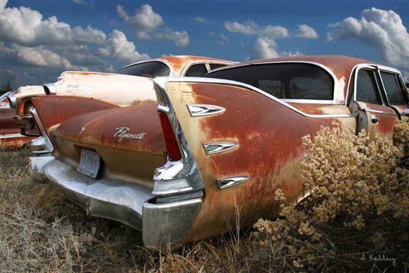 Plymouth Belvedere Photo - Car Art - Office Art - Auto Art - Junkyard Photograph - 24 x 36