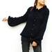 Lotus leaf pleated neckline shirt (Y1106)