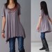 Loneliness is singing - hand embroidery top (Y1208)
