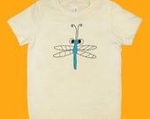 Organic cotton screen printed bug T-shirt