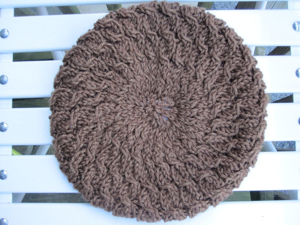 KNITTING PATTERN The Original Twisted Thistle Beret KNITTING PATTERN