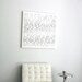Canvas Art Lyrics Music Song Typography Personalized Distressed Wall Art 40x40
