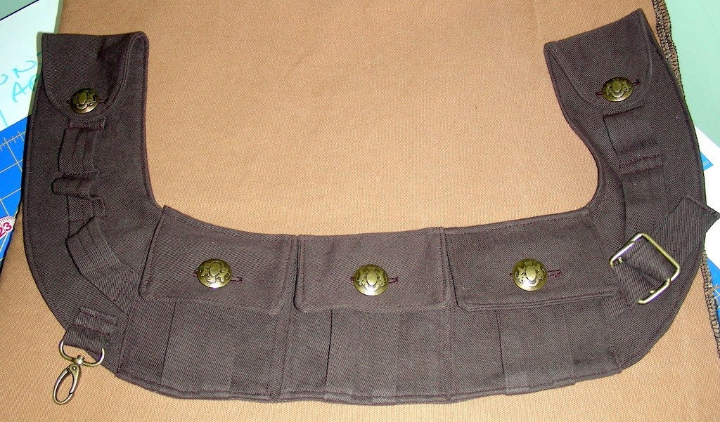Dark Brown Steampunk Spare Pockets